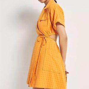 Anthropologie V-Neck Wrap Mini Dress